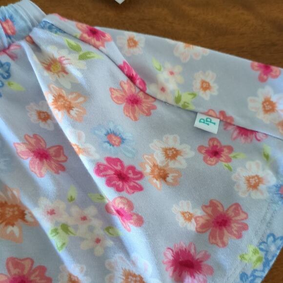 Posh peanut Clarissa toddler girl skort size 2T NEW WT bamboo / flower pattern - Picture 2 of 6